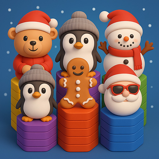 Play game Hexa Stack Christmas