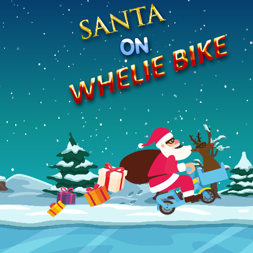 Play game Santa On Wheelie Bike